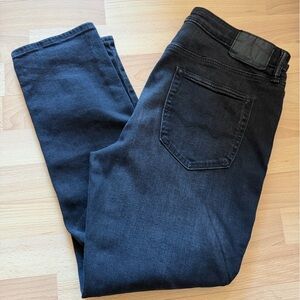 American Eagle Men’s Black Slim Straight Jeans 36 x 30